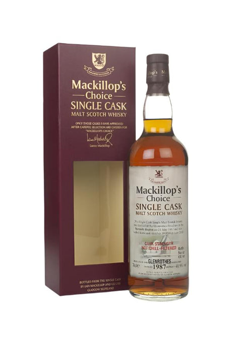 Glenrothes 33 Year Old 1987 (cask 100088) - Mackillop's Choice Single Malt Scotch Whisky | 700ML at CaskCartel.com