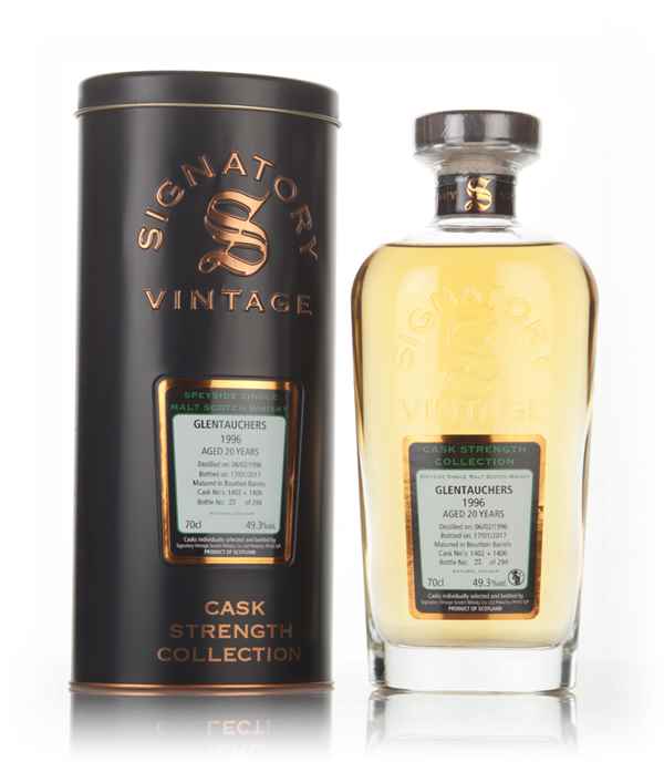 Glentauchers 20 Year Old 1996 (cask 1402 & 1406) - Cask Strength Collection (Signatory) Scotch Whisky | 700ML at CaskCartel.com