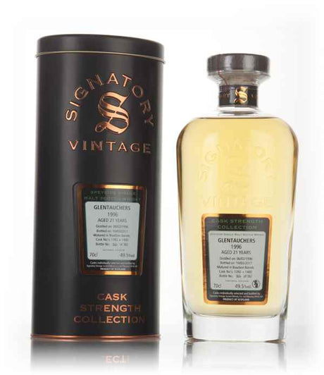 Glentauchers 21 Year Old 1996 (cask 1392 & 1400) - Cask Strength Collection (Signatory) Scotch Whisky | 700ML at CaskCartel.com