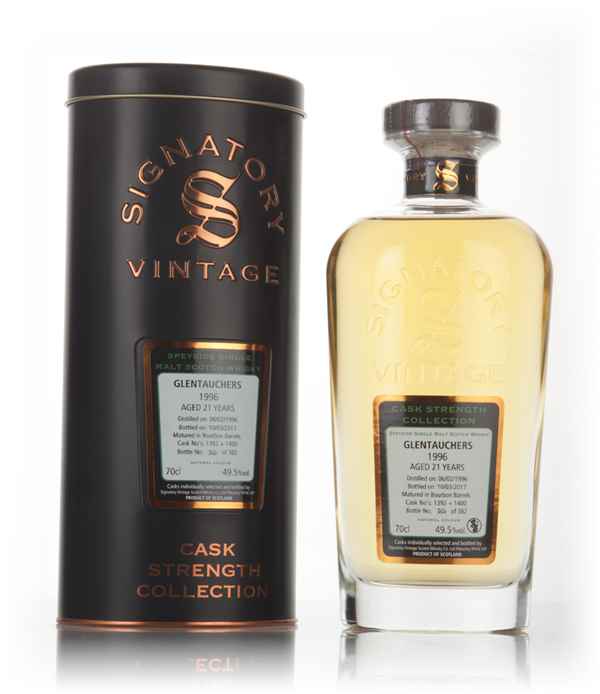 Glentauchers 21 Year Old 1996 (cask 1392 & 1400) - Cask Strength Collection (Signatory) Scotch Whisky | 700ML at CaskCartel.com