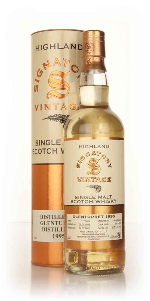 Glenturret 17 Year Old 1995 (casks 550+551) (Signatory) Scotch Whisky | 700ML at CaskCartel.com