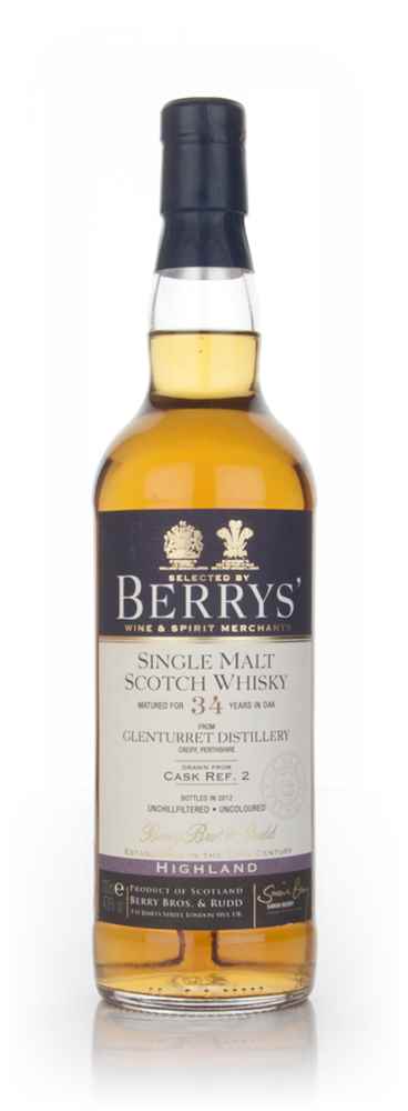 Glenturret 34 Year Old 1977 (cask ref. #2) (Berry Bros. & Rudd) Scotch Whisky | 700ML at CaskCartel.com