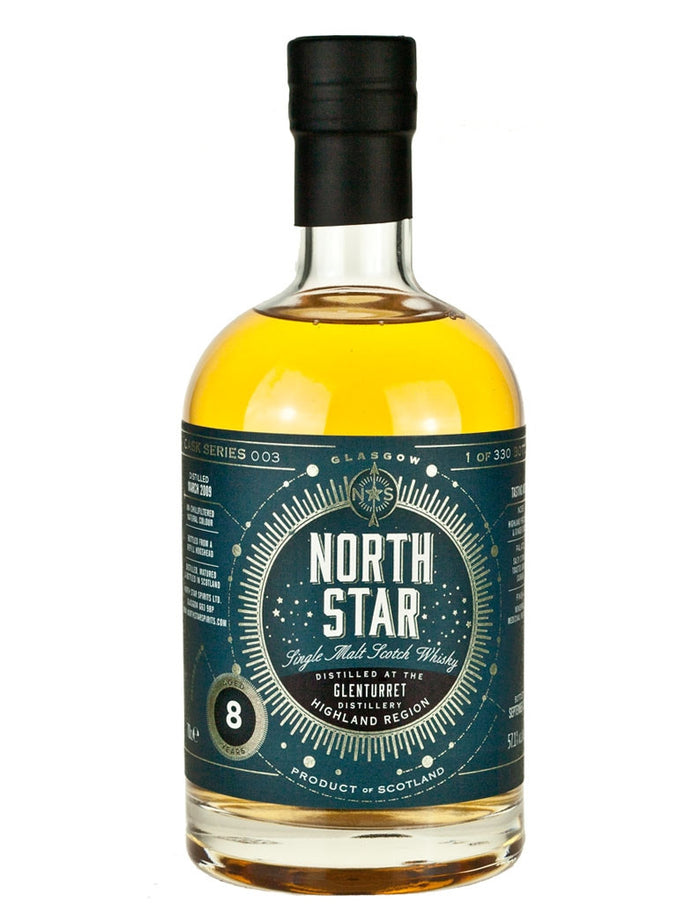 North Star Glenturret 8 Year Old Whiskey