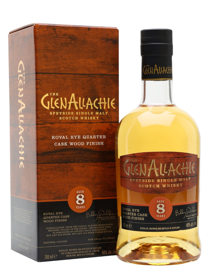 Glenallachie 8 Year Old Koval Quarter Cask Speyside Single Malt Scotch Whisky | 700ML