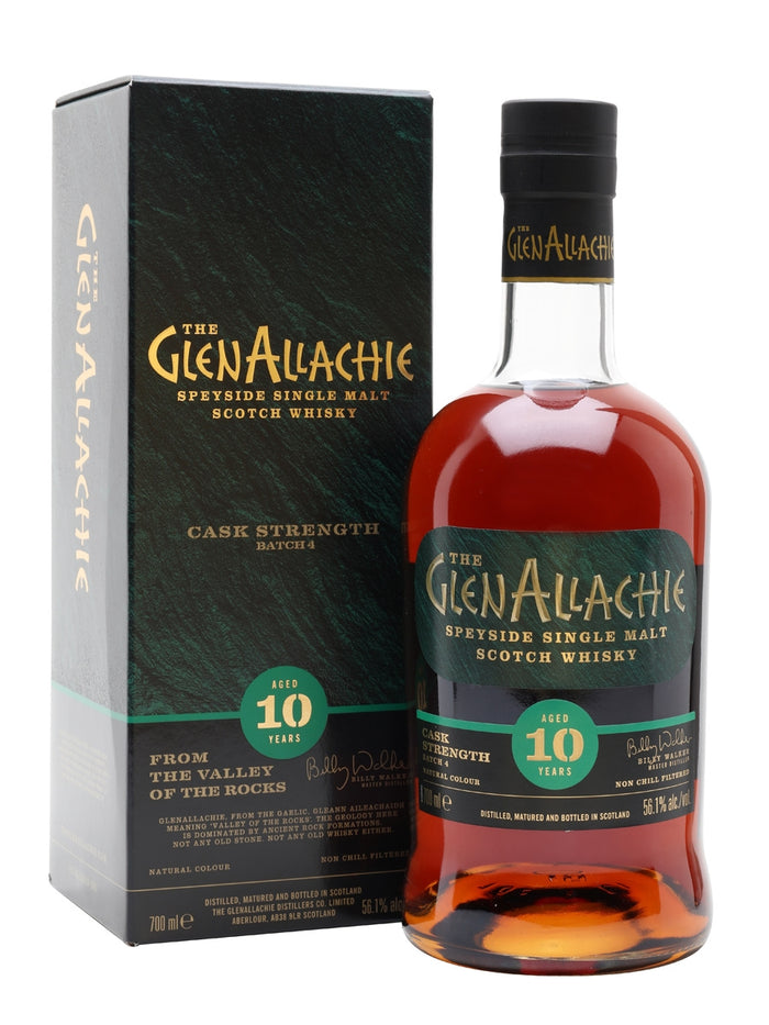 Glenallachie 10 Year Old Cask Strength Batch 4 Speyside Single Malt Scotch Whisky | 700ML