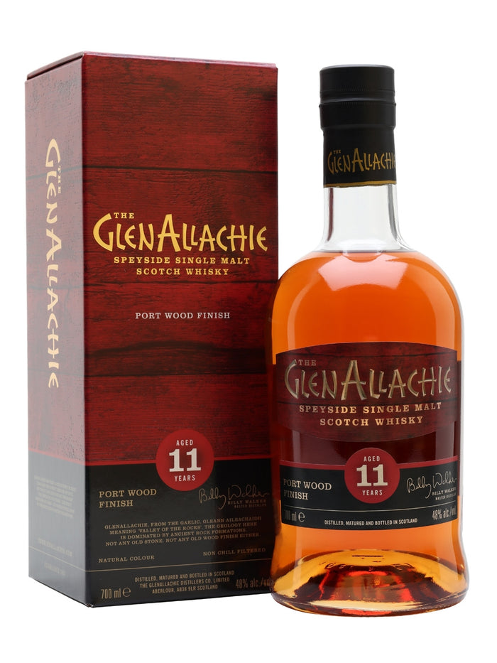 Glenallachie 11 Year Old Port Wood Finish Speyside Single Malt Scotch Whisky | 700ML
