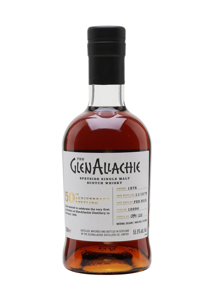 Glenallachie 1978 39 Year Old Sherry Cask Speyside Single Malt Scotch Whisky | 500ML