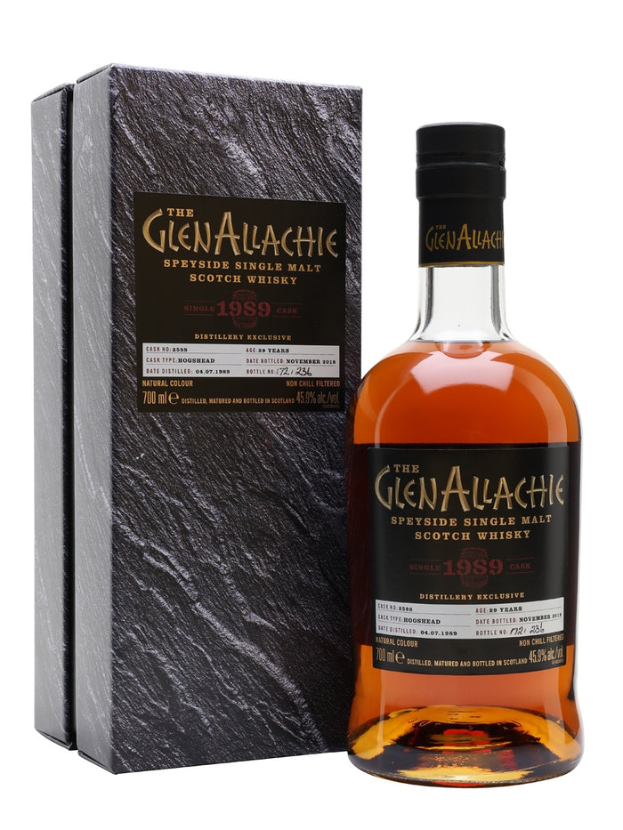 GlenAllachie 1989 29 Year Old Distillery Exclusive Speyside Single Malt Scotch Whisky | 700ML