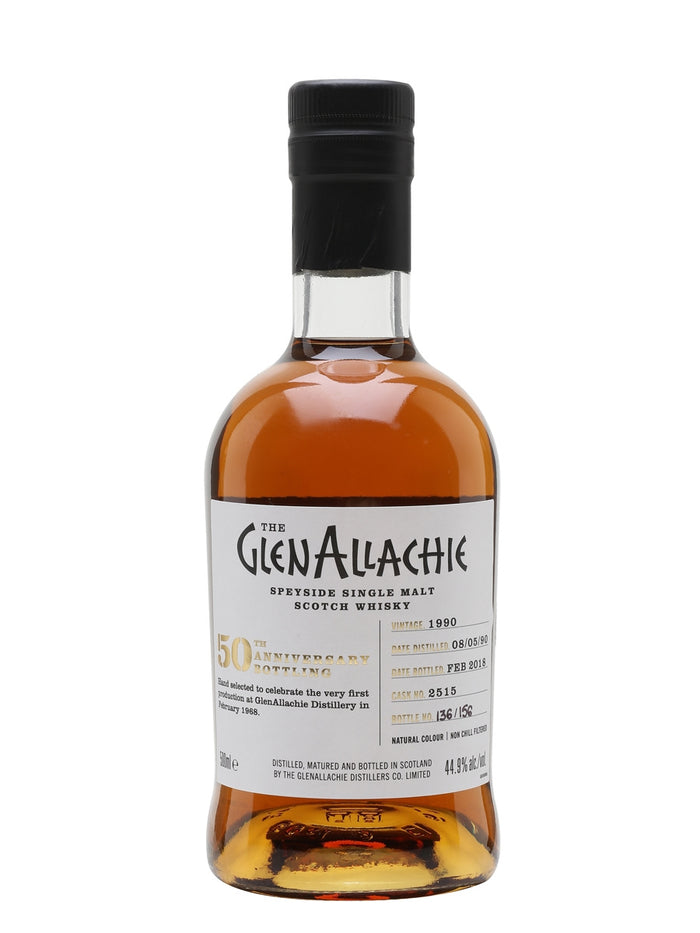 Glenallachie 1990 27 Year Old Sherry Cask Speyside Single Malt Scotch Whisky | 500ML