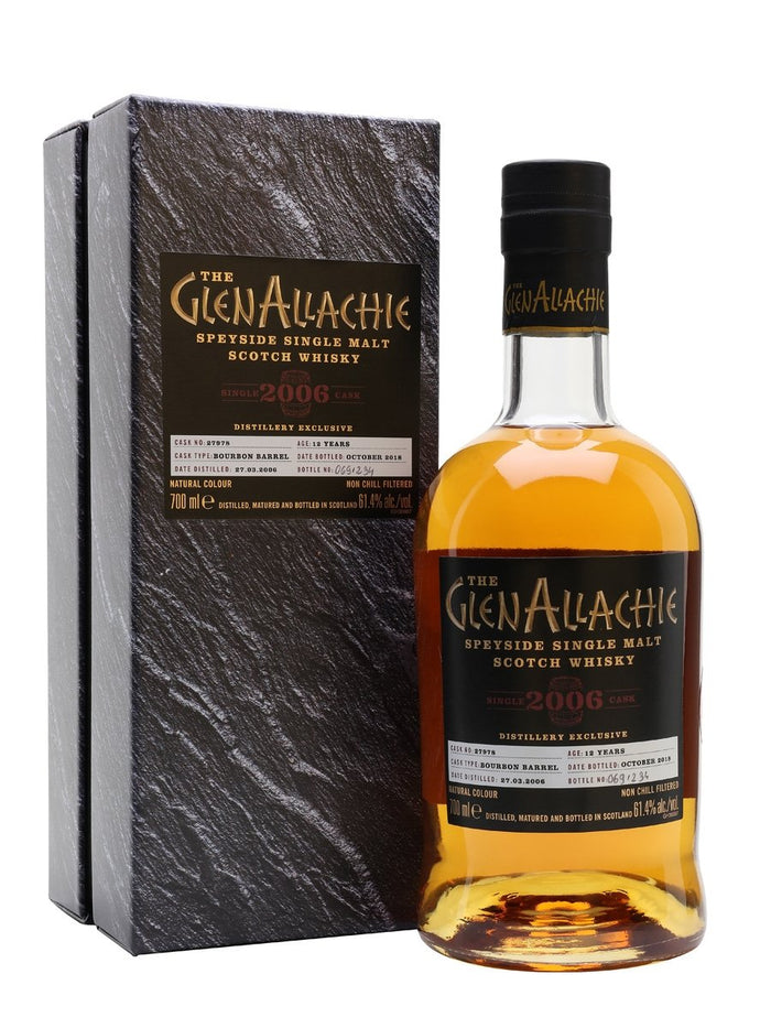 GlenAllachie 2006 12 Year Old Distillery Exclusive Speyside Single Malt Scotch Whisky | 700ML
