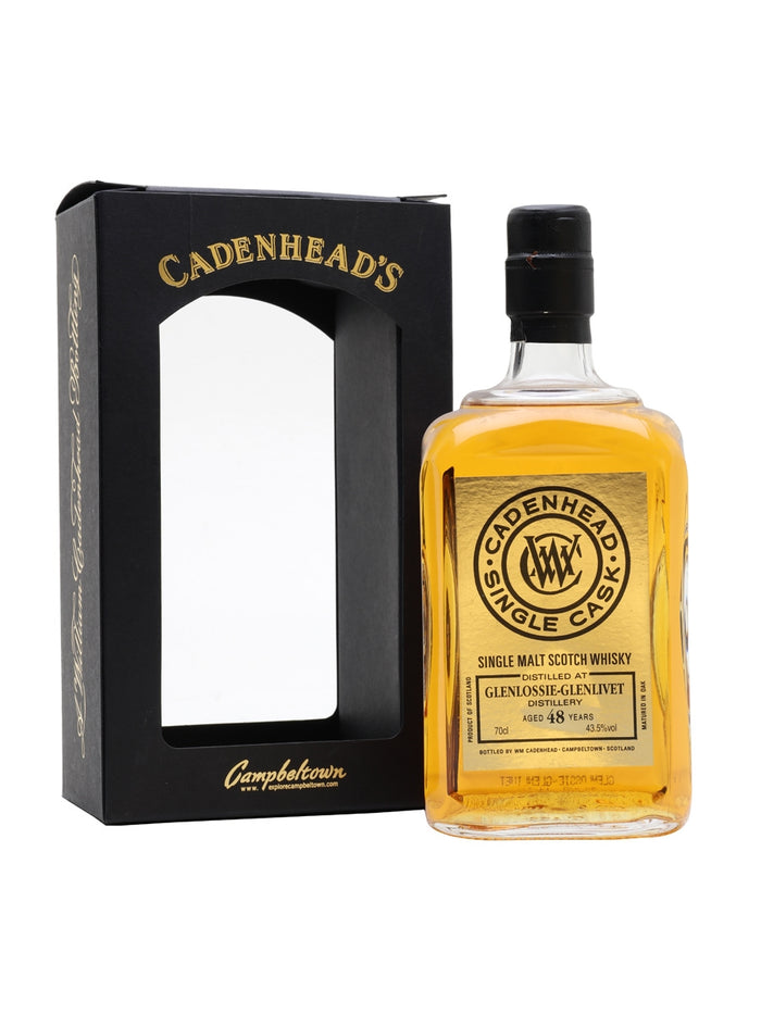 Glenlossie-Glenlivet 48 Year Old Cadenhead's Speyside Single Malt Scotch Whisky | 700ML