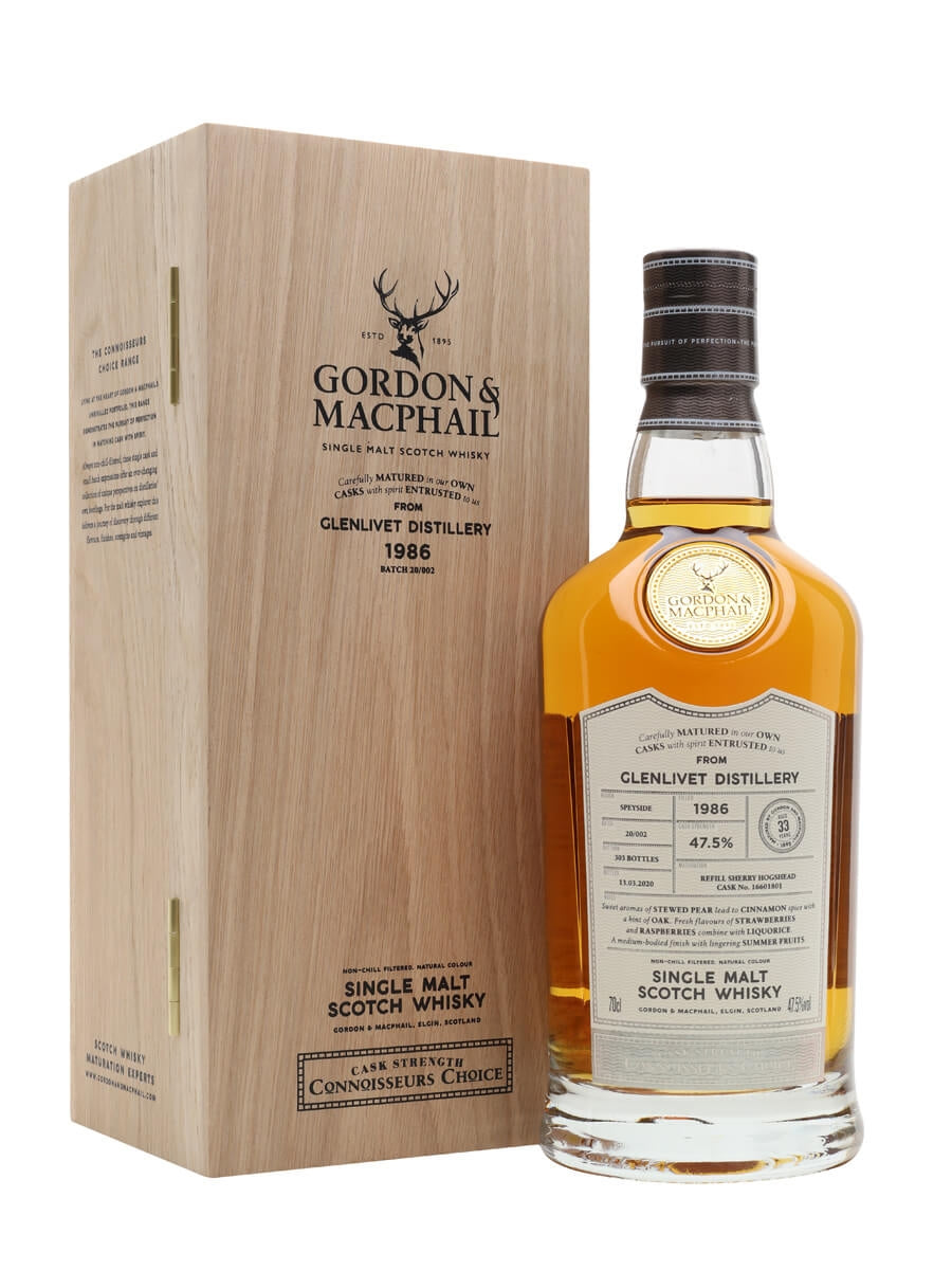Glenlivet 33 Year Old (D.1986, B.2020) Connoisseurs Choice Scotch Whisky | 700ML at CaskCartel.com