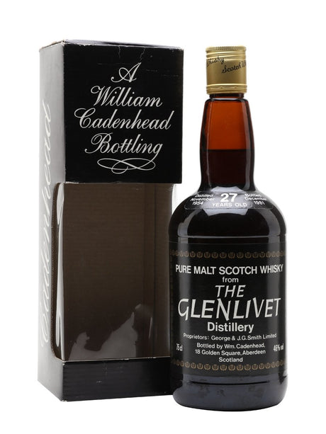 Glenlivet 1954 27 Year Old Sherry Cask Cadenhead's Speyside Single Malt Scotch Whisky | 700ML at CaskCartel.com