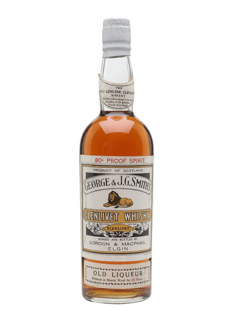 Glenlivet 15 Year Old Bot.1950s G&M Speyside Single Malt Scotch Whisky | 700ML at CaskCartel.com