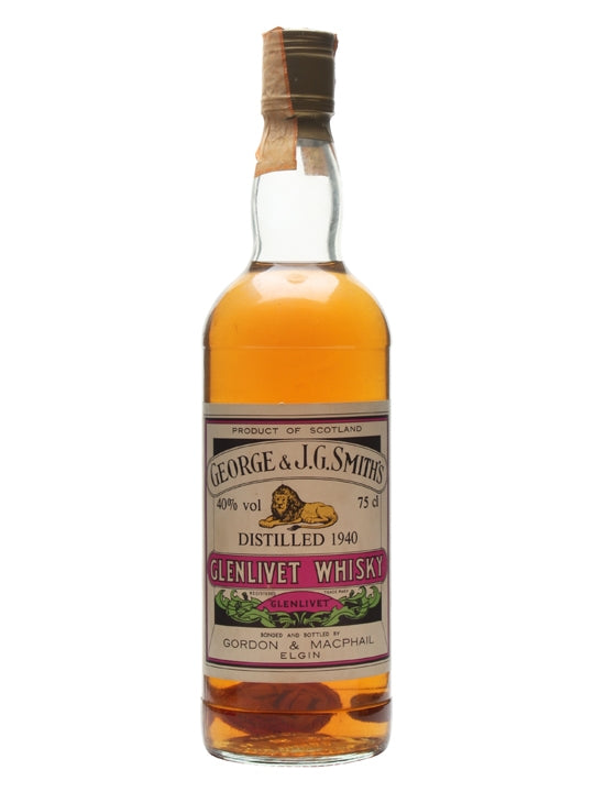 Glenlivet 1940 Bot.1980s Gordon & Macphail Speyside Single Malt Scotch Whisky | 700ML at CaskCartel.com