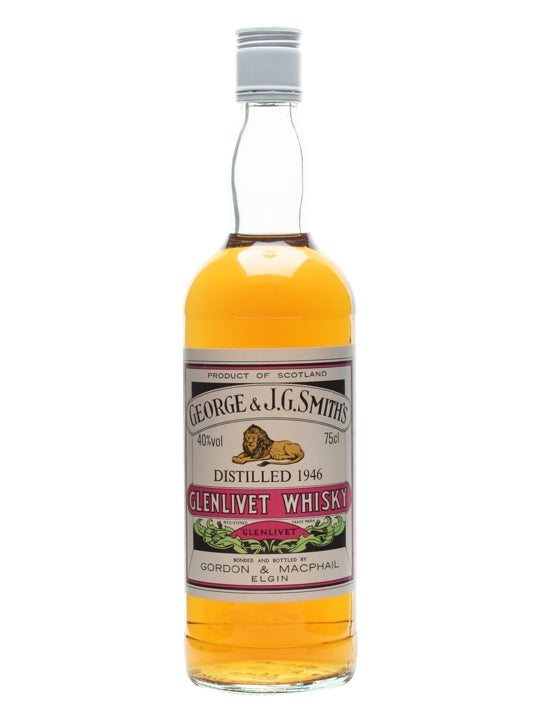 Glenlivet 1946 Bot.1980s Gordon & Macphail Speyside Single Malt Scotch Whisky