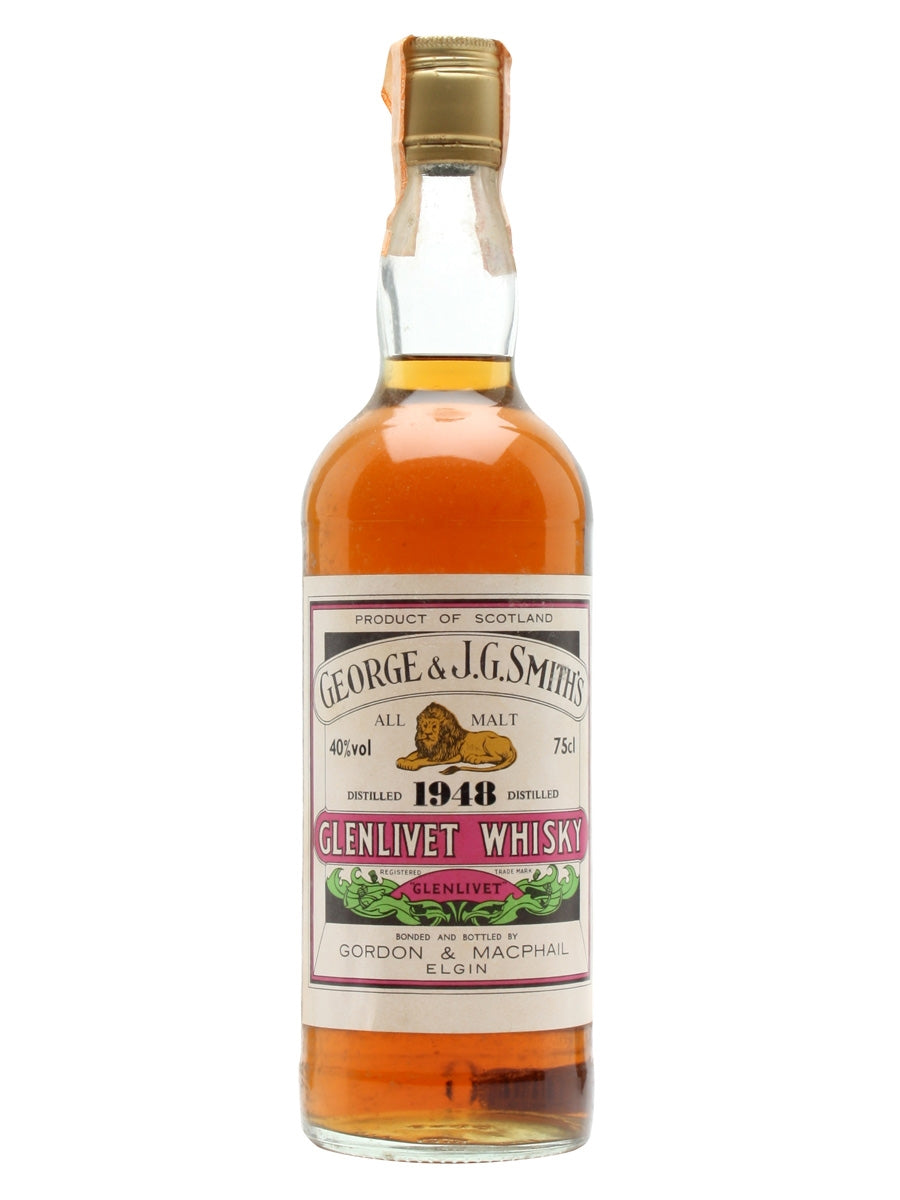 Glenlivet 1948 Bot.1980s Gordon & Macphail Speyside Single Malt Scotch Whisky | 700ML at CaskCartel.com