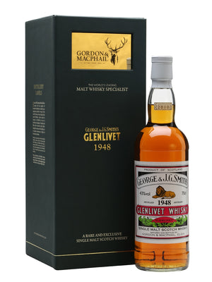Glenlivet 1948 61 Year Old Gordon & Macphai Speyside Single Malt Scotch Whisky | 700ML at CaskCartel.com