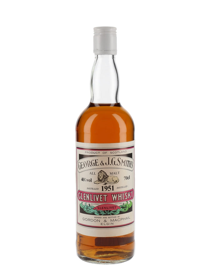 Glenlivet 1951 Gordon & Macphail Speyside Single Malt Scotch Whisky | 700ML