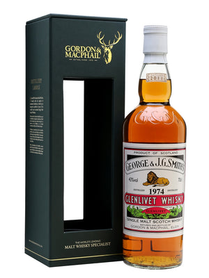 Glenlivet 1974 36 Year Old Gordon & Macphail Speyside Single Malt Scotch Whisky | 700ML at CaskCartel.com