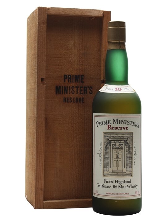 Glenlivet 10 Year Old Prime Minister's Reserve Bot.1980s Speyside Single Malt Scotch Whisky