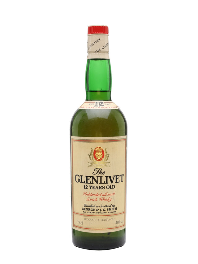 Glenlivet 12 Year Old Bot.1980s Speyside Single Malt Scotch Whisky | 700ML at CaskCartel.com