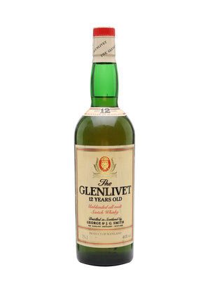 Glenlivet 12 Year Old Bot.1980s Speyside Single Malt Scotch Whisky | 700ML at CaskCartel.com