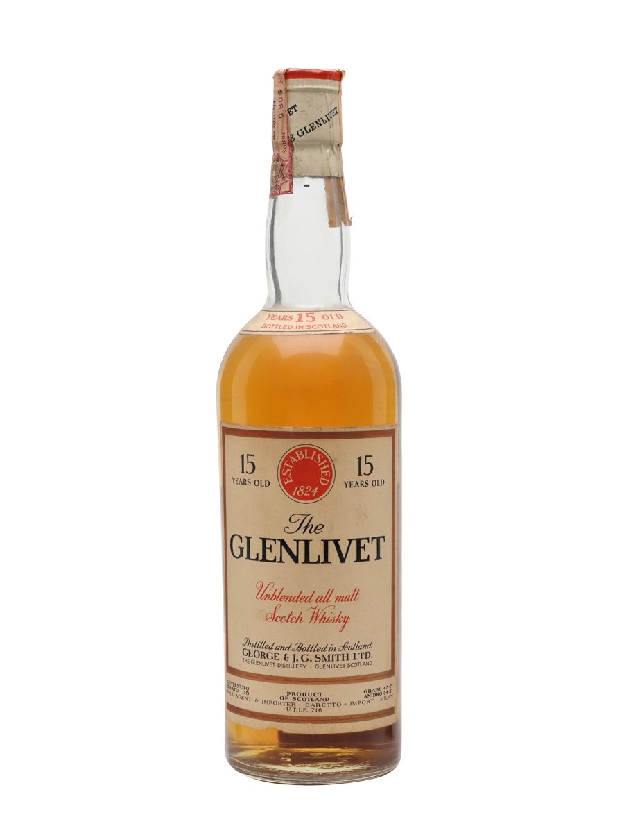 Glenlivet 1954 15 Year Old Speyside Single Malt Scotch Whisky | 700ML at CaskCartel.com