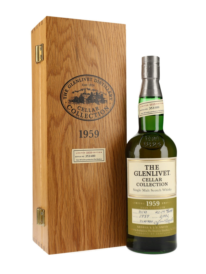 Glenlivet 1959 40 Year Old Cellar Collection Speyside Single Malt Scotch Whisky | 700ML