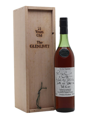 Glenlivet 1963 21 Year Old Chairmans Reserve Speyside Single Malt Scotch Whisky | 700ML at CaskCartel.com