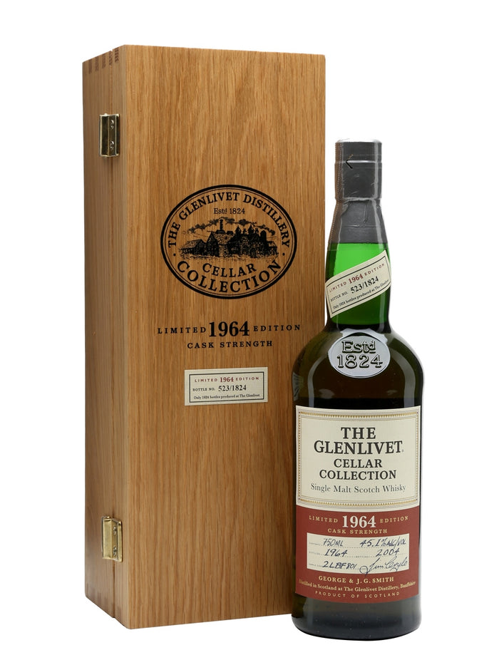 Glenlivet 1964 40 Year Old Cellar Collection Speyside Single Malt Scotch Whisky