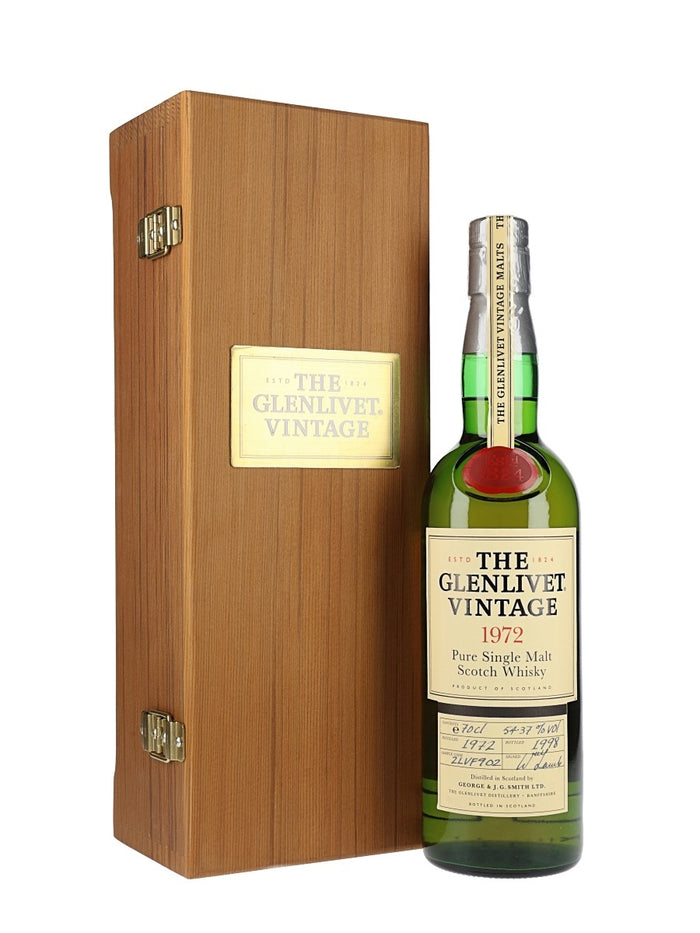 Glenlivet 1972 26 Year Old Speyside Single Malt Scotch Whisky | 700ML