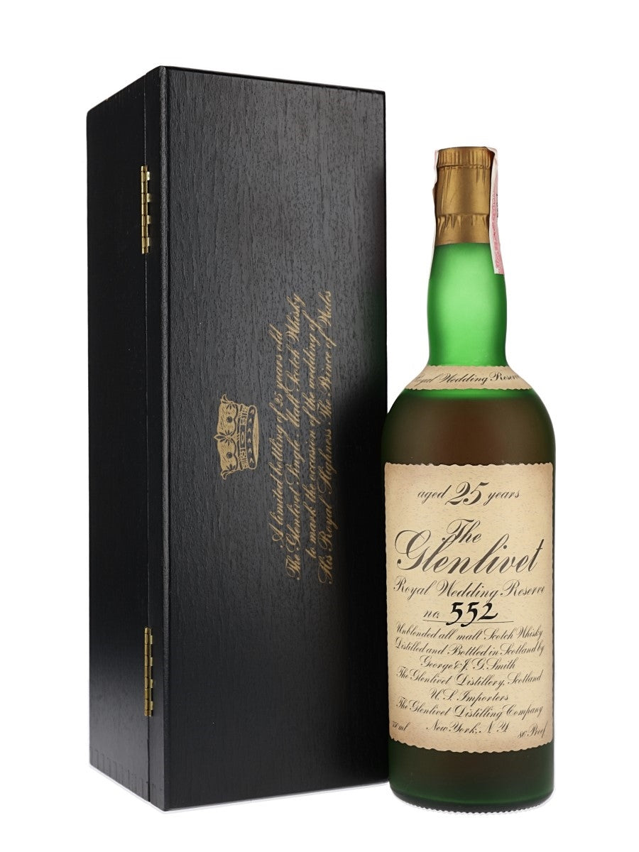 Glenlivet 25 Year Old Royal Wedding Reserve Speyside Single Malt Scotch Whisky | 700ML at CaskCartel.com