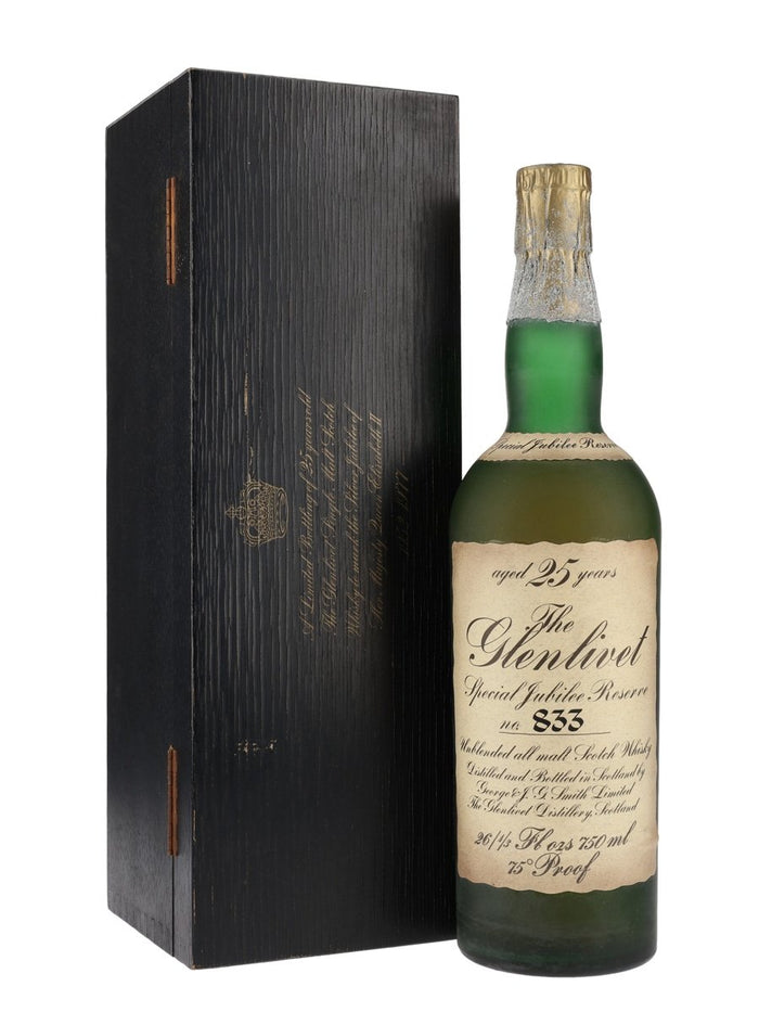 Glenlivet 25 Year Old Silver Jubilee Speyside Single Malt Scotch Whisky