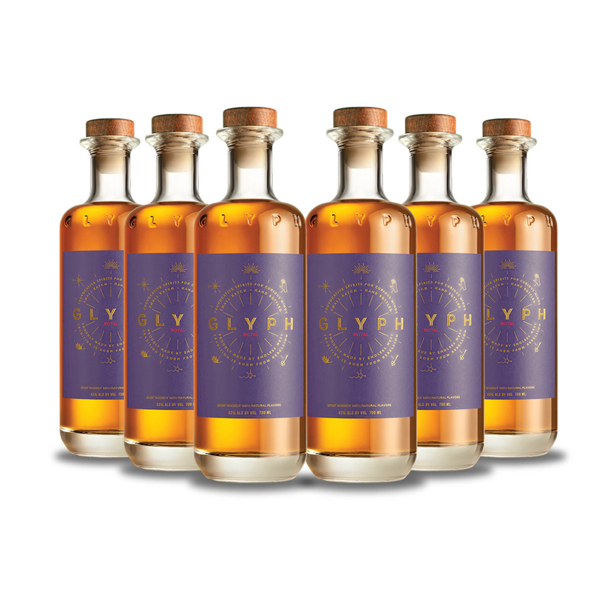 Glyph Royal Whiskey (6) Bottle Bundle at CaskCartel.com
