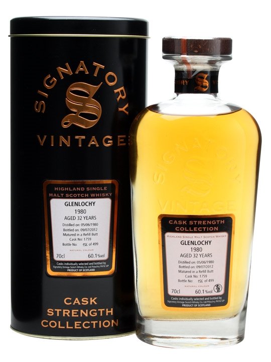 Glenlochy 1980 32 Year Old Signatory Highland Single Malt Scotch Whisky | 700ML at CaskCartel.com