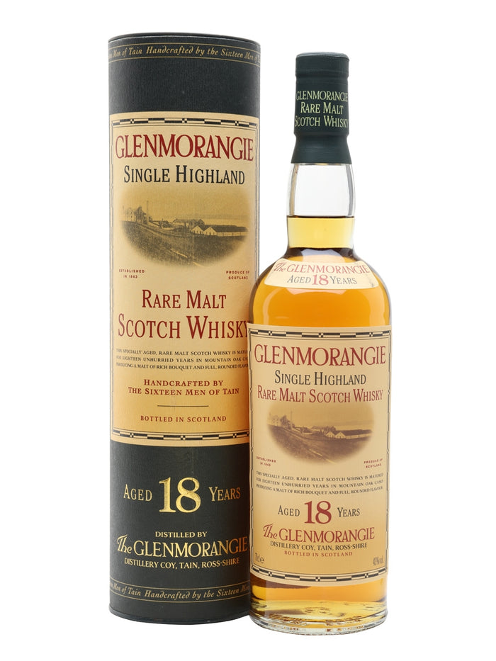 Glenmorangie 18 Year Old Bot.1990s Highland Single Malt Scotch Whisky | 700ML