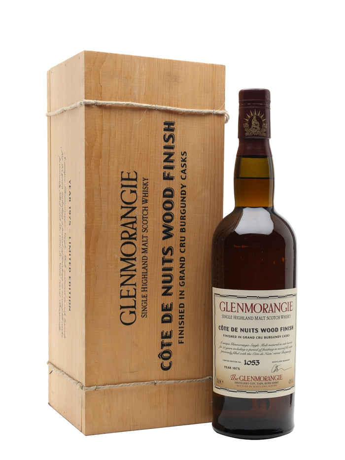 Glenmorangie 1975 25 Year Old Cote De Nuits Highland Single Malt Scotch Whisky | 700ML