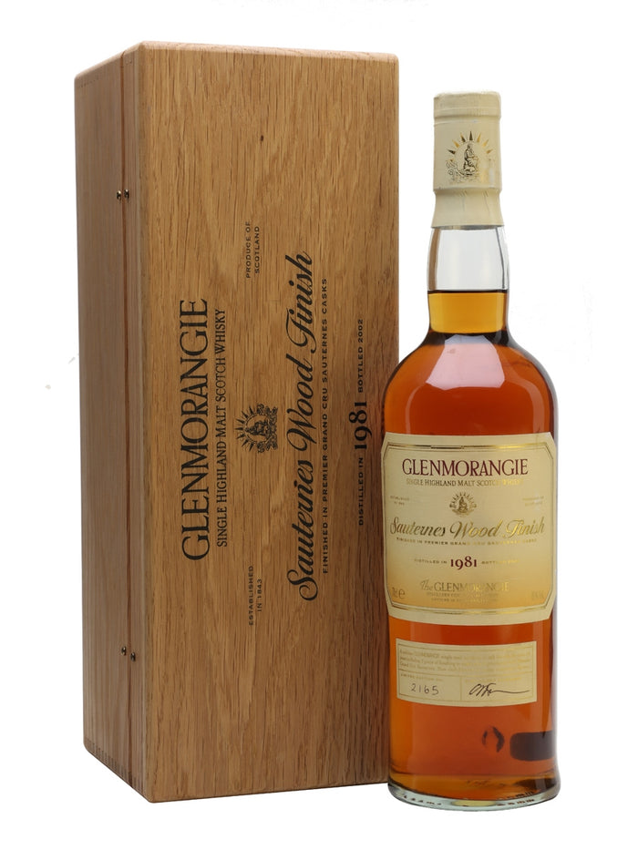 Glenmorangie 1981 Sauternes Wood Finish Highland Single Malt Scotch Whisky | 700ML