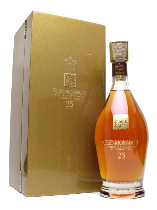 Glenmorangie 25 Year Old Quarter Century Highland Single Malt Scotch Whisky