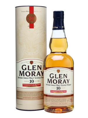 Glen Moray 10 Year Old Chardonnay Cask Speyside Single Malt Scotch Whisky | 700ML at CaskCartel.com