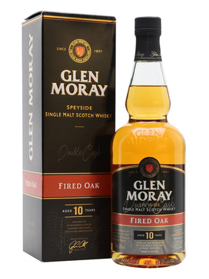 Glen Moray Fired Oak 10 Year Old Speyside Single Malt Scotch Whisky | 700ML at CaskCartel.com