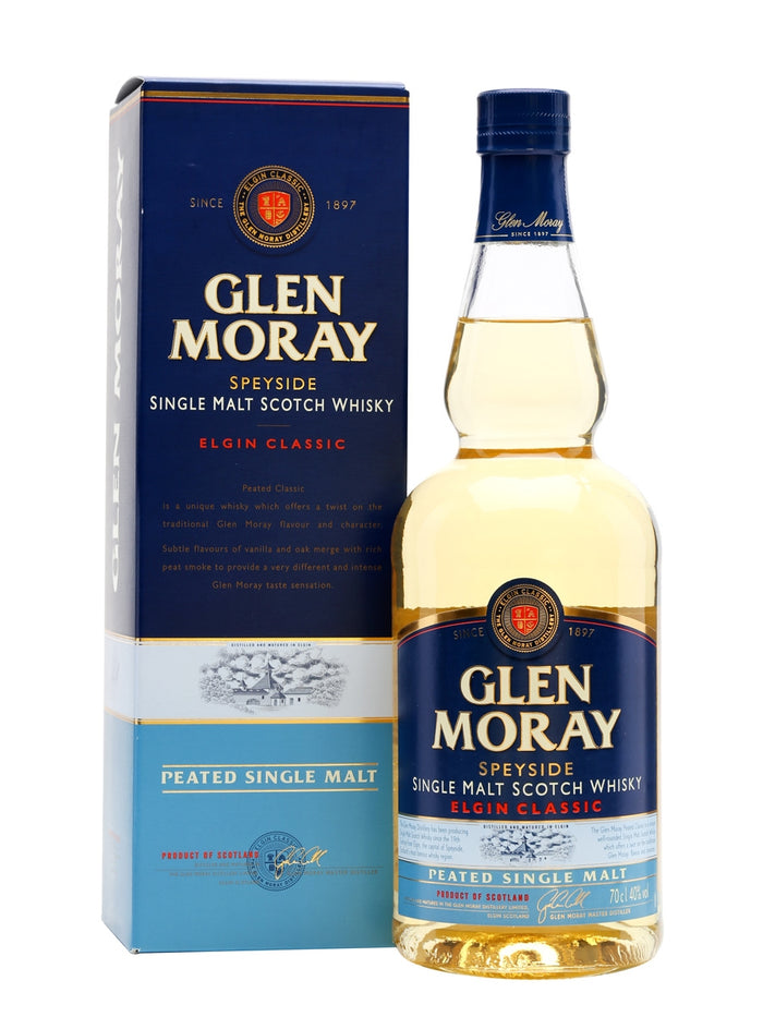 Glen Moray Peated Speyside Single Malt Scotch Whisky | 700ML
