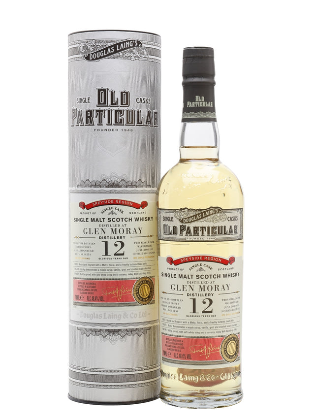 Glen Moray 2008 12 Year Old Old Particular Speyside Single Malt Scotch Whisky | 700ML at CaskCartel.com