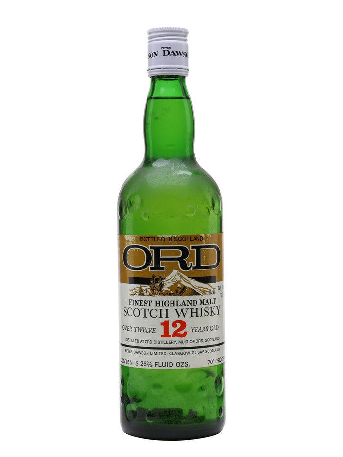 Ord 12 Year Old Bot.1970s Highland Single Malt Scotch Whisky | 757ML
