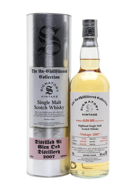 Glen Ord 12 Year Old (D.2007, B.2020) Signatory Vintage Scotch Whisky | 700ML at CaskCartel.com