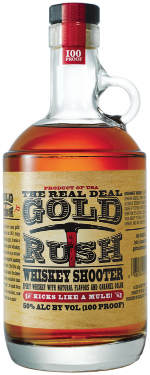 Gold Rush Whiskey Shooter 100 Proof  - CaskCartel.com