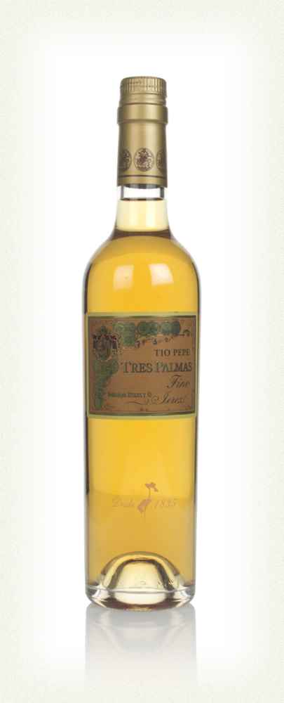 Gonzalez Byass Fino Tres Palmas Fino Sherry Liqueur | 500ML at CaskCartel.com