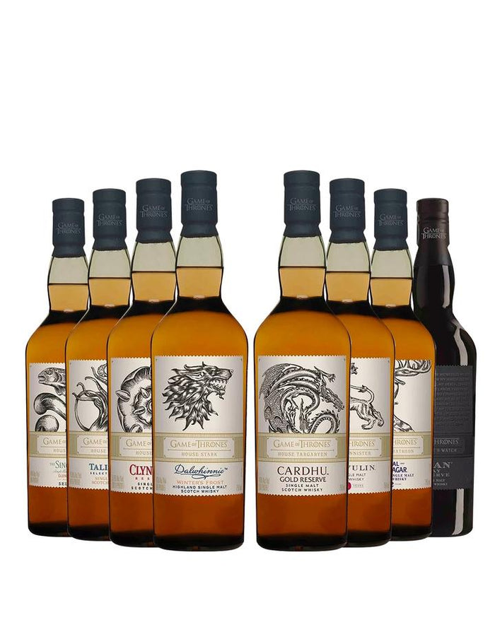 GAME OF THRONES | Entire 8 Single Malt Whisky Collection -Limited Edition