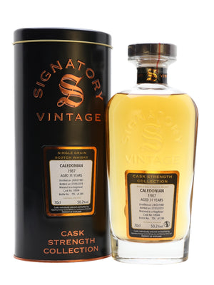 Caledonian 1987 31 Year Old Signatory Single Grain Scotch Whisky | 700ML at CaskCartel.com